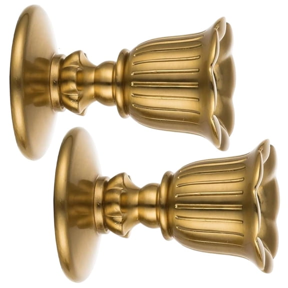 MOMOJIA Copper Gold Metal Taper Candle Holders Candlestick Holders,Retro Decorative Candlestick Holders for Table Centerpieces