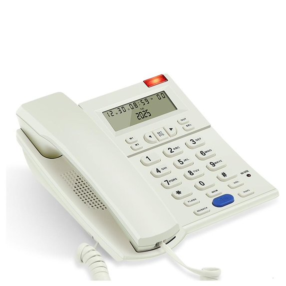 MOMOJIA Corded Landline Phone Big Button Household Hotel Business Desktop Landline Telephone for Office Home Hotel Guest Room