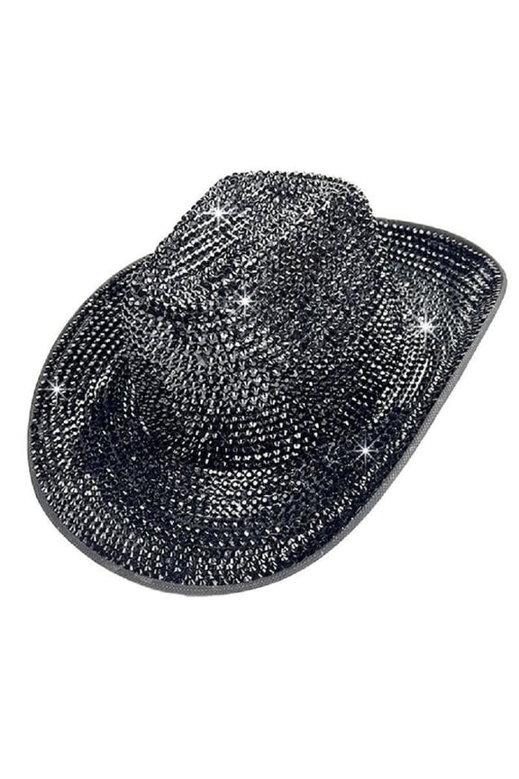Cowboy Hats Shimmering Crystal Hat for Bachelorette Party Cocktail Parties