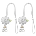 thumbnail image 1 of MOMOJIA Creative Pearls Flower Curtain Tiebacks Ropes Set Of 2 Elegant Window Drapery Holdbacks Ties Accessories Home Decors, 1 of 18