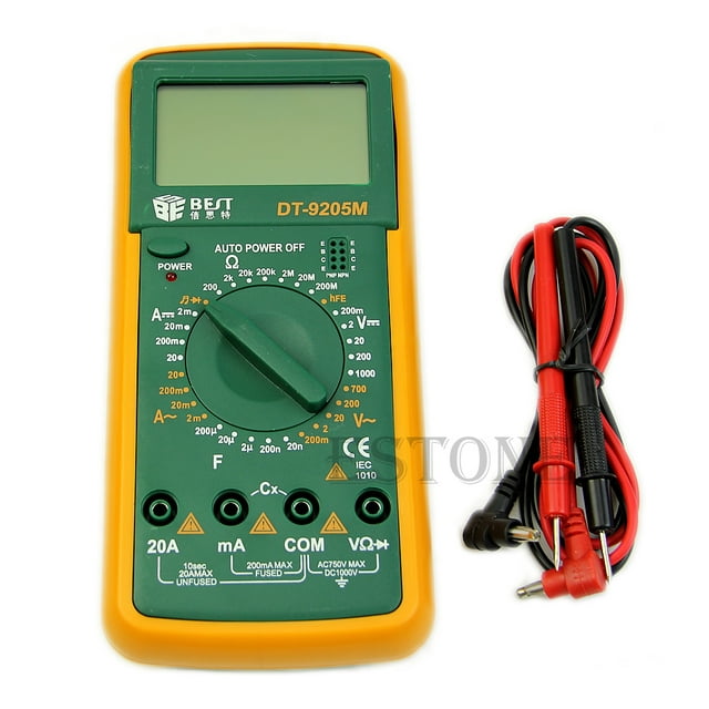 MOMOJIA DT9205M Digital Voltmeter Multimeter Ohmmeter Ammeter Capacitance Tester LCD New
