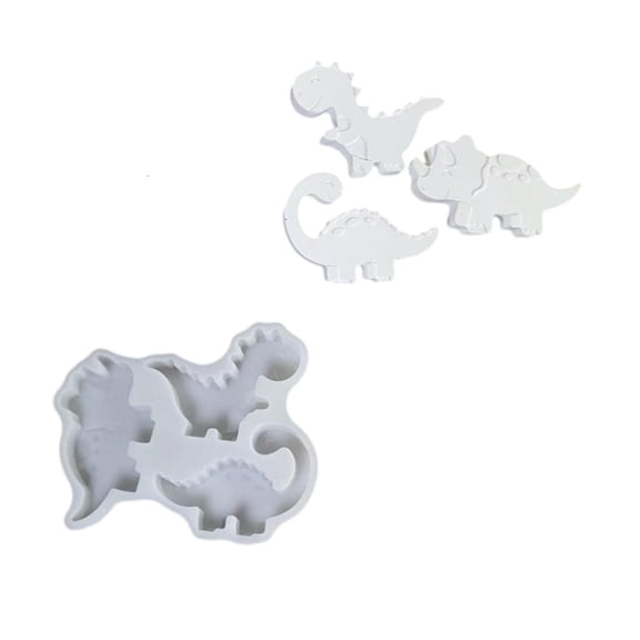 MOMOJIA Decorative Dinosaur Silicone Mold Handcrafted Figurine For Home Office Display