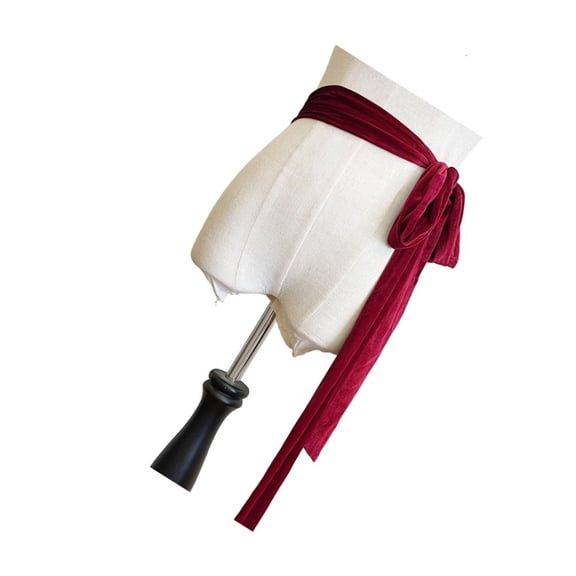 MOMOJIA Delicate Velvet Waist Strap Lightweight Polyester Belt For Daily Wear Travel Friendly