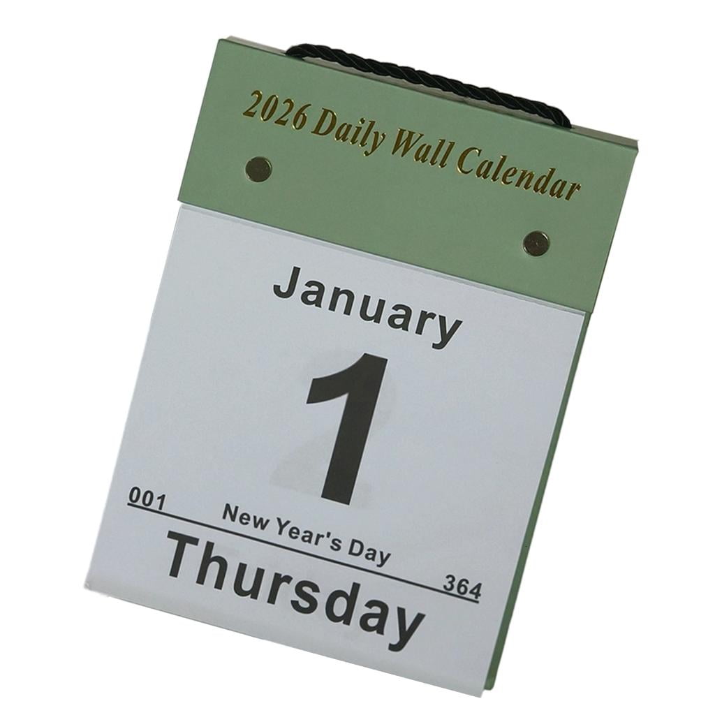 MOMOJIA Desk Calendar 2026 Features Premium Tear Away Pages And Clear Holiday Markings