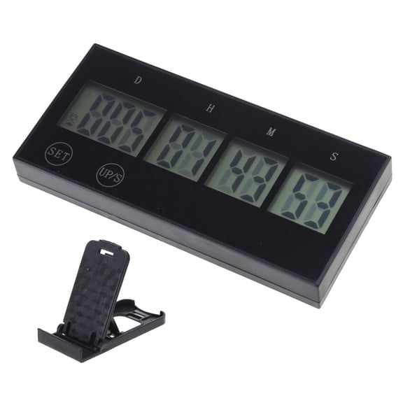 MOMOJIA Digital Countdown Days Timer Clock 999 Days Count Down Clock Timer for Vacation