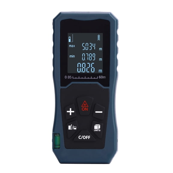 MOMOJIA Digital Display Screen Distance Meter Handheld Rangefinder Portable