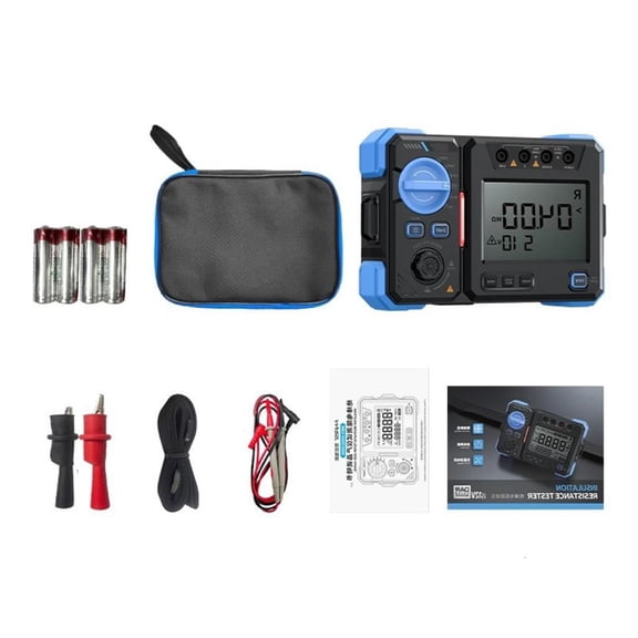 MOMOJIA Digital Insulation Megohmmeter Tool ABS Construction for Electrical Measurement