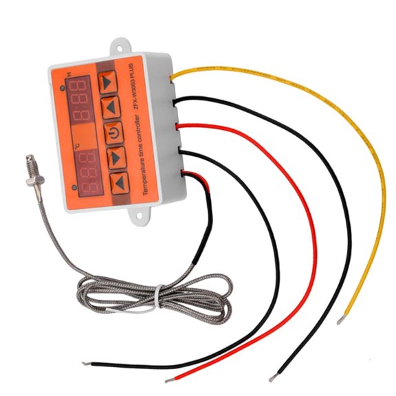 MOMOJIA Digital Temperature Controllers DC12V 24V AC110-220V LED Temperature Controllers Heating Cooling Thermostat