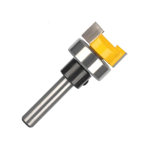 MOMOJIA Double Edges Straight Woodworking Milling Cutter Ball Bearing for Fast Cutting