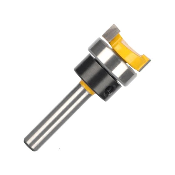 MOMOJIA Double Edges Straight Woodworking Milling Cutter Ball Bearing for Fast Cutting