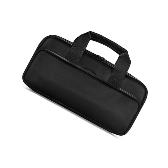 MOMOJIA Double Layer Keyboards Case With Padded Compartment And Multiple Storage Pockets