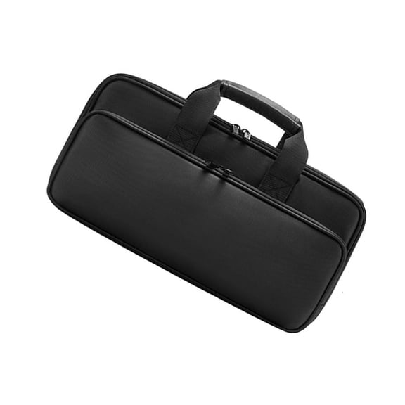 MOMOJIA Double Layer Keyboards Case With Padded Compartment And Multiple Storage Pockets