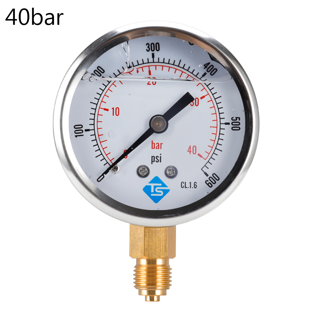 Hansfeld Pressure Gauge 0250 bar/psi, 63 mm Dial, Liquid