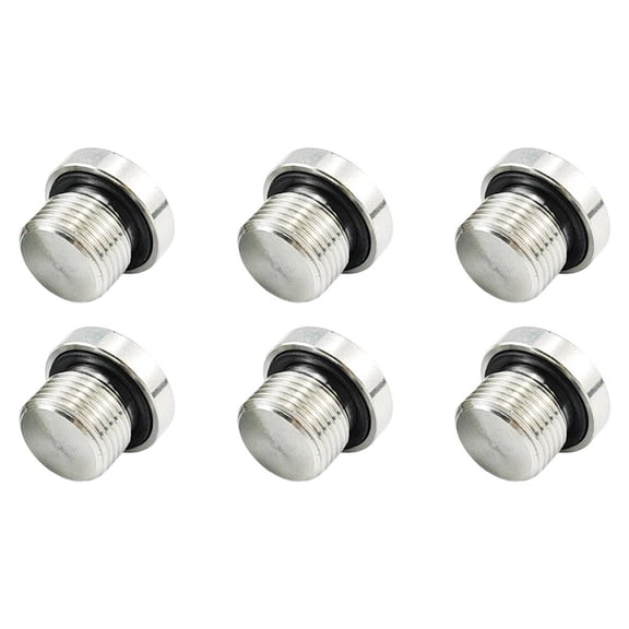 MOMOJIA Durability Hexagonal Plug Blanking Plugs For Plumbing Lines Steel Build