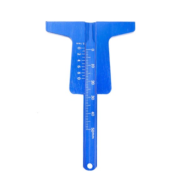 MOMOJIA Easy to Read Tire Treads Depth Gauge Tool Constructed from Stainless Steel