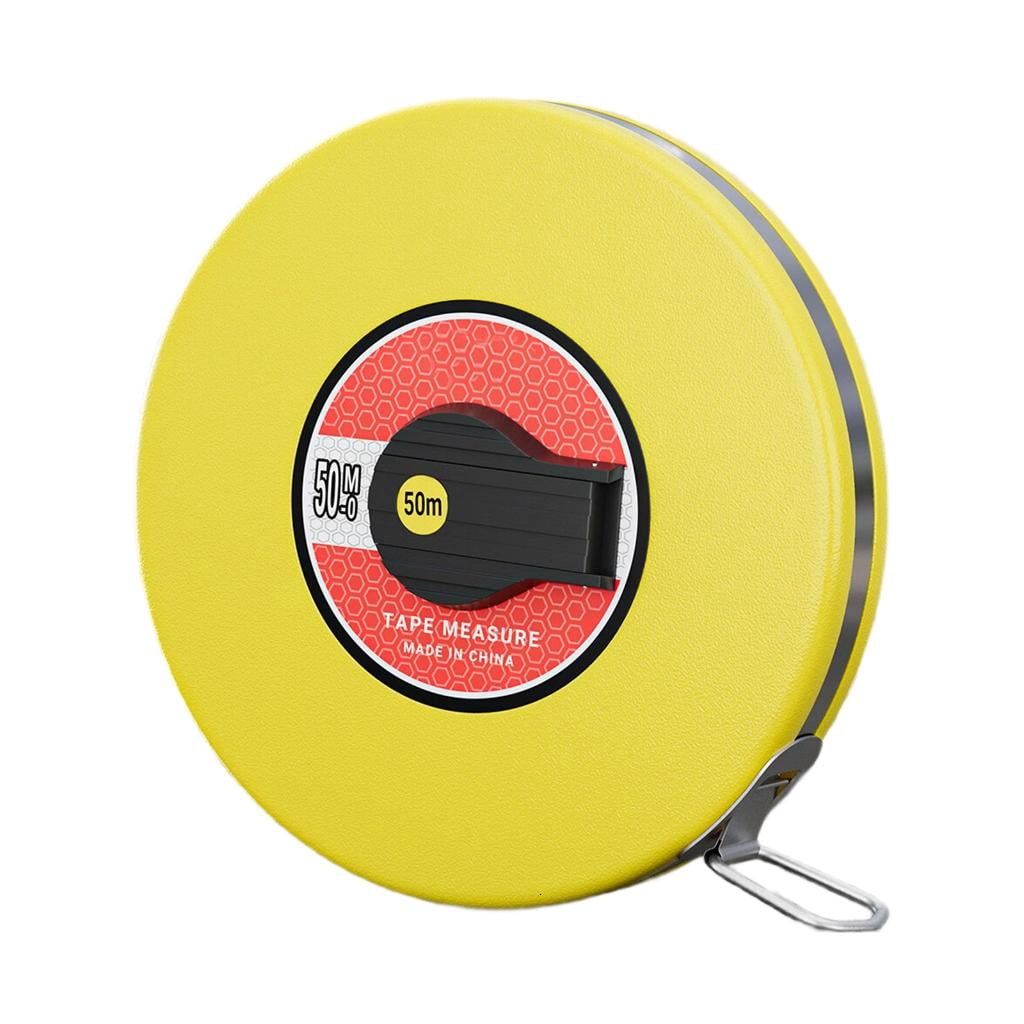 MOMOJIA Easy to Use Fiberglass Tape Measure Featuring Smooth Roller Mechanism and Double Side Scale for Accurate Measuring