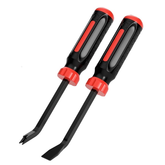 MOMOJIA Efficient 200mm V Design Lever Bar Nail Puller Metal Ergonomic Grip Home Repair Utility