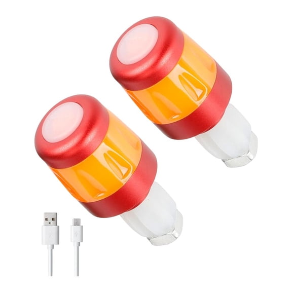 MOMOJIA Electric Scooter Handlebar Lamp Cycling LED Bar End Plugs Indicators Light