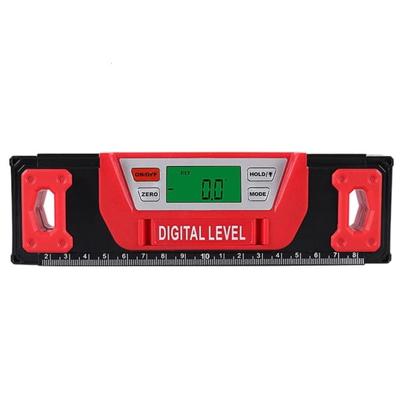 MOMOJIA Electronic Bubble Inclinometer Angle Finder with Large LED Display Spirit Level Heavy Duty Aluminium Alloy Magnetic