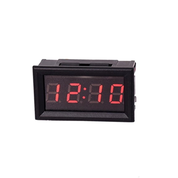 MOMOJIA Electronic Clock LED Display for DC 4.5-30V Car/Auto/Motorcycle Electronic Clock