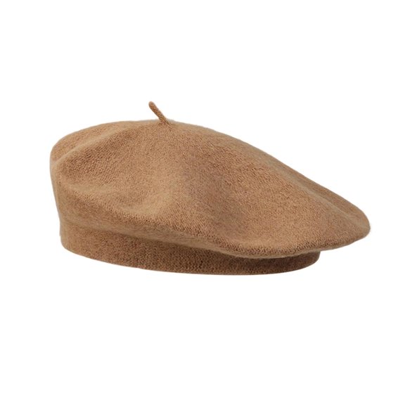 MOMOJIA Elegant Stretchy Knit Beret Hats for Women Men Winter Fall Fashion Accessories