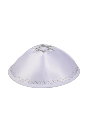 Embroidery Pattern Jewish Cap PolyesterSku11Hat Traditional Kippah Hat For Men
