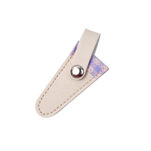 MOMOJIA Embroidery Scissors Sheath Color Lattice Scissors Protective Cover Protect Sewing Scissor Sheath Portable Trimming Tool