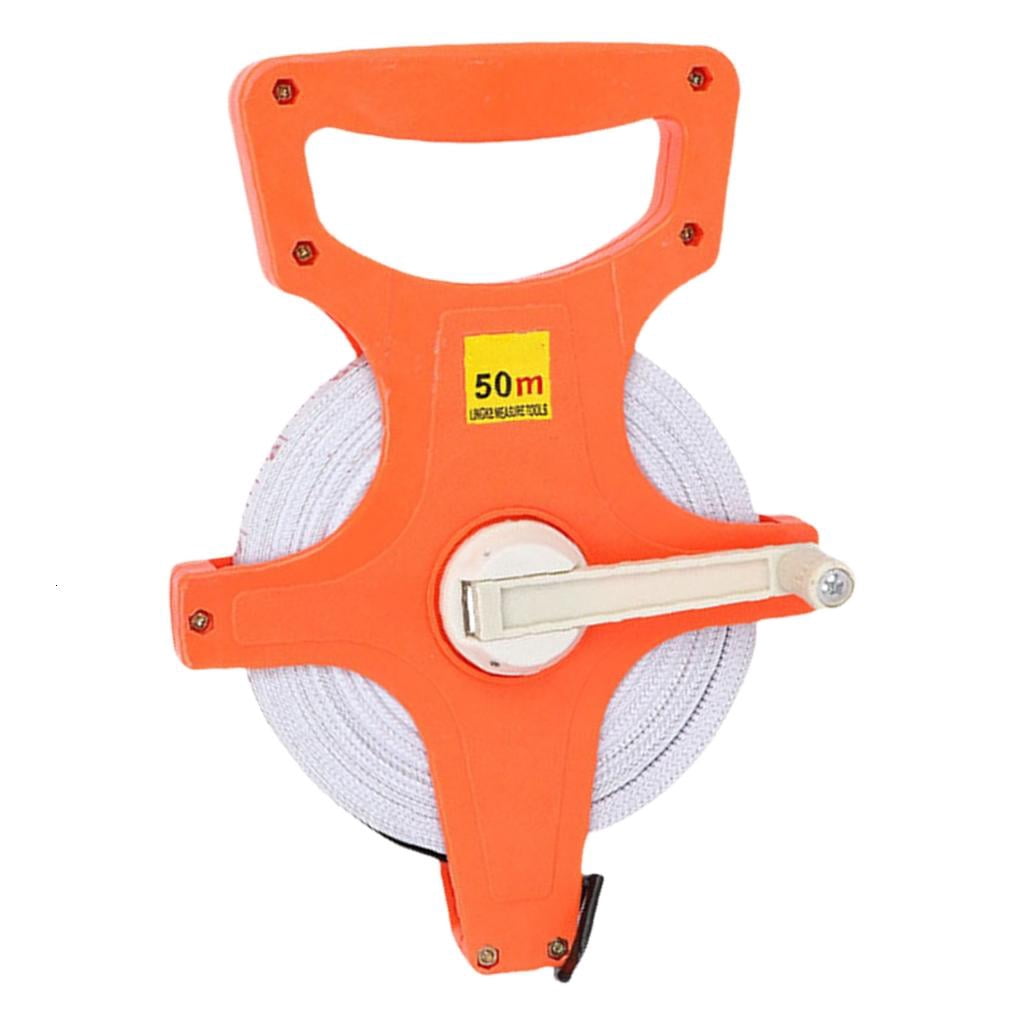 MOMOJIA Ergonomic Handle Measuring Tape 20M 30M 50M 100M Open Reel Tape Measure Tool