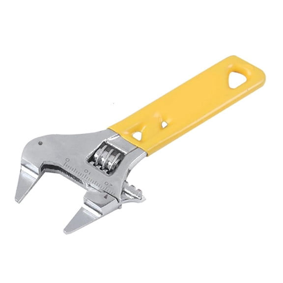 MOMOJIA Ergonomic Mini Adjustable Wrench Tool NonSlip Rubber Grip Steel Spanner For Professional Technicians for Limited Space