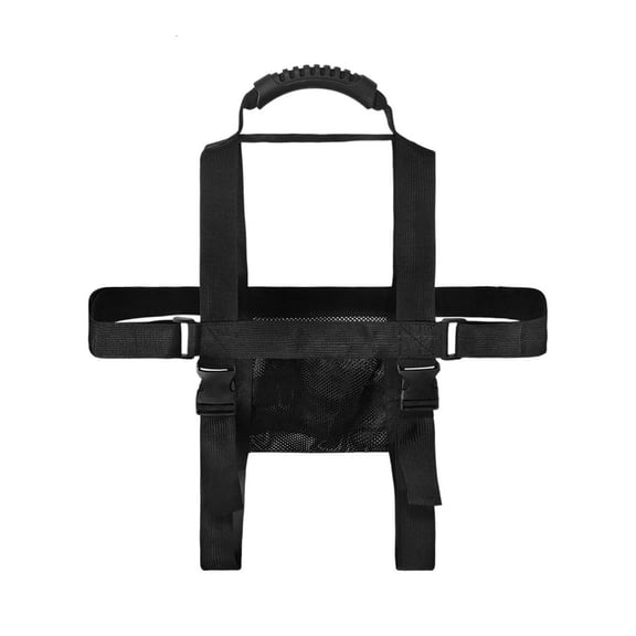MOMOJIA Ergonomic PC Tower Carrying Strap Desktop Carrying Case Belt Computer Travel Holder with Pocket for Cable Transporting