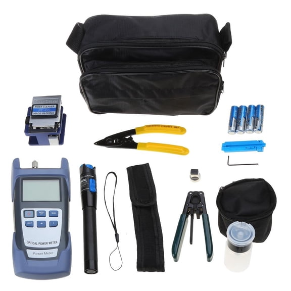 MOMOJIA Optical Fiber Tool Kit with FC-6S Fiber Cleaver for Stripping Fiber Optic Cables