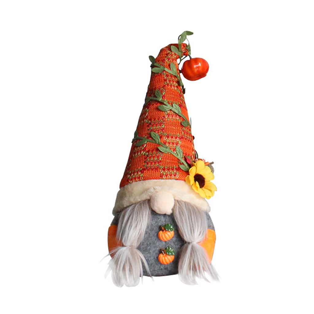 MOMOJIA Fall Gnome Autumn Pumpkin Sunflower Swedish Nisse Tomte Elf ...