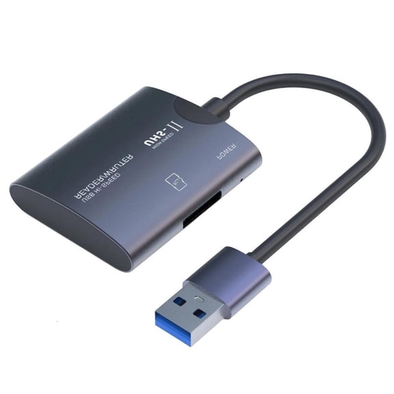 MOMOJIA Fast Speed 480Mbps USB C Card Reader for TF and Cards Double Slot Portable