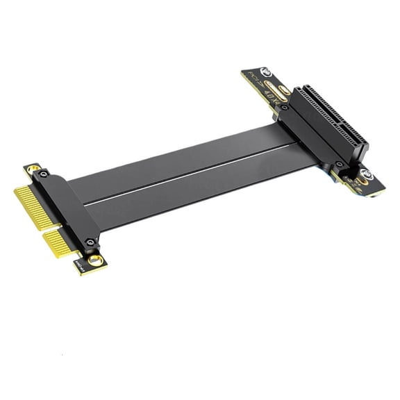 MOMOJIA Fast speed PCIe4.0 4X Extension Cable Compatible NVMe M.2 SSDs Graphics Card