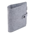 thumbnail image 1 of MOMOJIA Felt Cloth 4 Rings Binder for Refillable Journal Planner 18.5x23cm Refillable Notebook Cover (Inner Paper Not Included), 1 of 9
