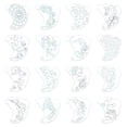 thumbnail image 1 of MOMOJIA Flexible Face Paint Stencil Reusable Tool for Festivals and Photo Shoots, 1 of 14