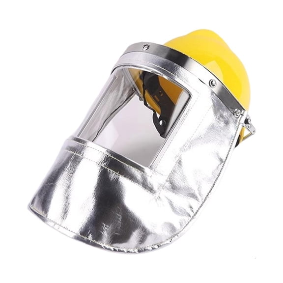MOMOJIA Flexible Plastic Face Guard Hat for Work, Grinding, Cutting Headgear