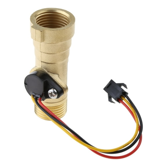 MOMOJIA Flow Sensor G1/2'' Water Flow Hall Sensor Switch 1-25L/min- Flow Meter