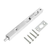 MOMOJIA Flush Bolt French Door Lock Stainless Steel Fire Door Latches Concealed Spring Bolt Concealed Security Latches Easy to Use
