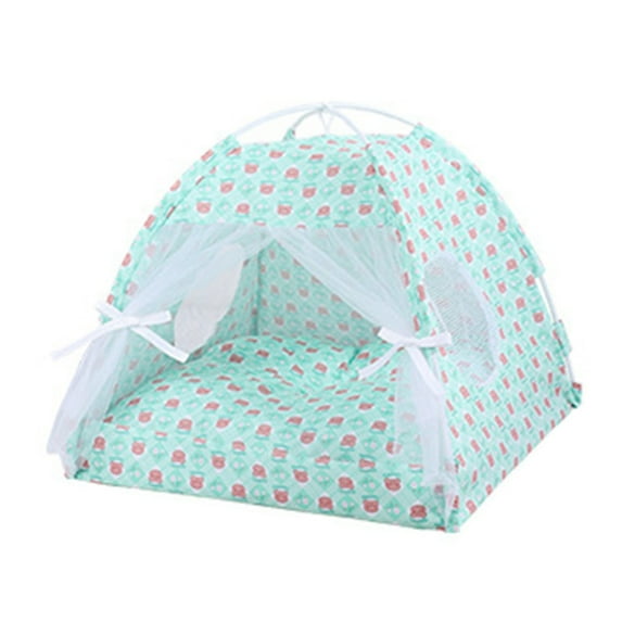MOMOJIA Foldable Dogs Cats Tent Breathable Teepee for Pet Outdoor Camping Rest Tent
