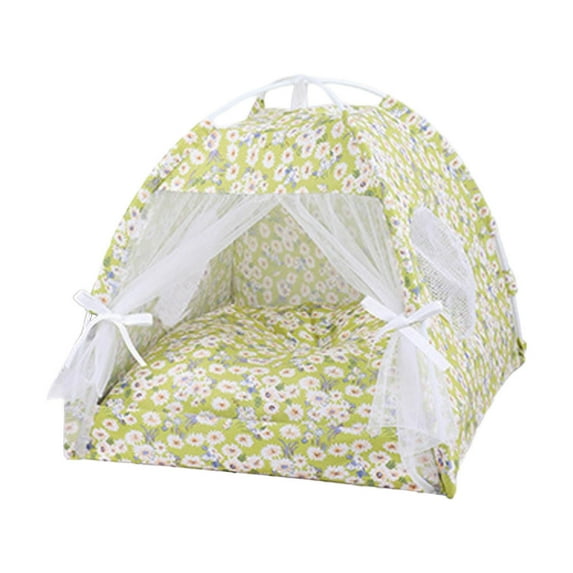 MOMOJIA Foldable Dogs Cats Tent Breathable Teepee for Pet Outdoor Camping Rest Tent