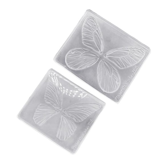 MOMOJIA Food Grade 3D Butterfly Silicone Molds Set Of 2 For Candle Soap Making