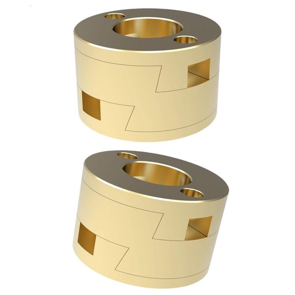 MOMOJIA For Oldham Coupling t T8 Z Shaft Round Screw Metal Coupling Replacement