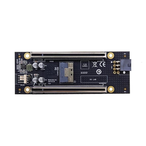 MOMOJIA Full Half Height PCIe .0 Expansion Card Supports NVMe 10GbE Adapter Passive Design