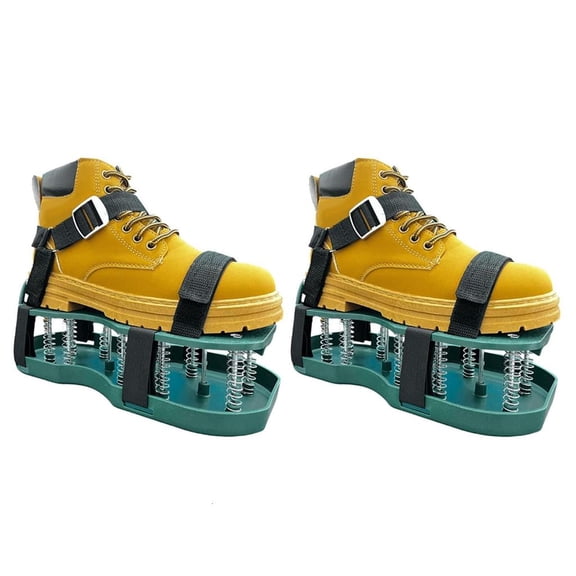 MOMOJIA Fully Assembled Gunite Spiked Shoes with Blunts Spikes for Epoxy Floor Coating
