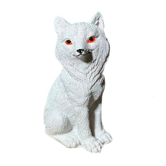 MOMOJIA Garden Foxes Decors StatueAn1ma1Figurines Sculpture Table Centrepieces Gift