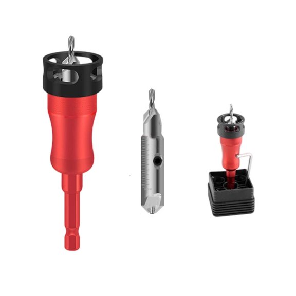 MOMOJIA Heavy Duty Aluminum Alloy Wood Boring Tool TwinB1adeDesign For Efficient Woodworking Projects And Cabinet Installation