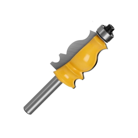 MOMOJIA Heavy Duty Hard Metal Fish Tail Router Bit 6mm Shanks For Decorative Woodworking And Carving