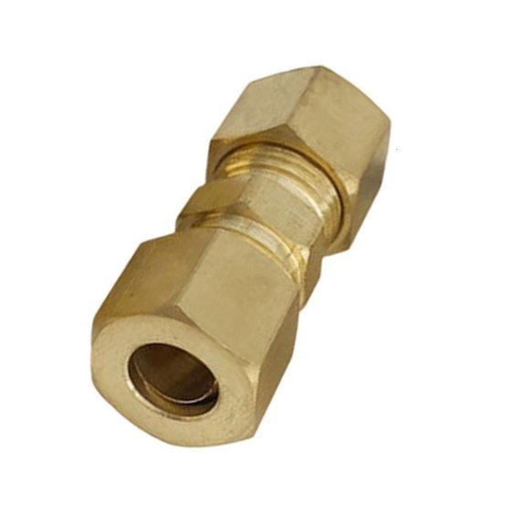 MOMOJIA Heavy-duty 3/16 Brass Compression Fitting Leakproof Designs For Water Supply Pipe Connection