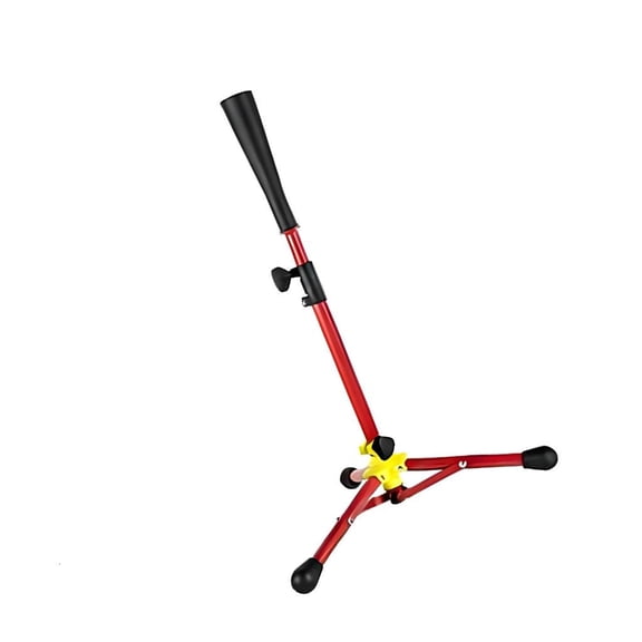 MOMOJIA Height Adjustable Softball Training Tees Portable With Carry Bag Ground Anchors